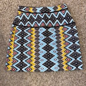 LOFT Tribal Pattern Skirt